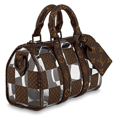 louis vuitton keepall transparent